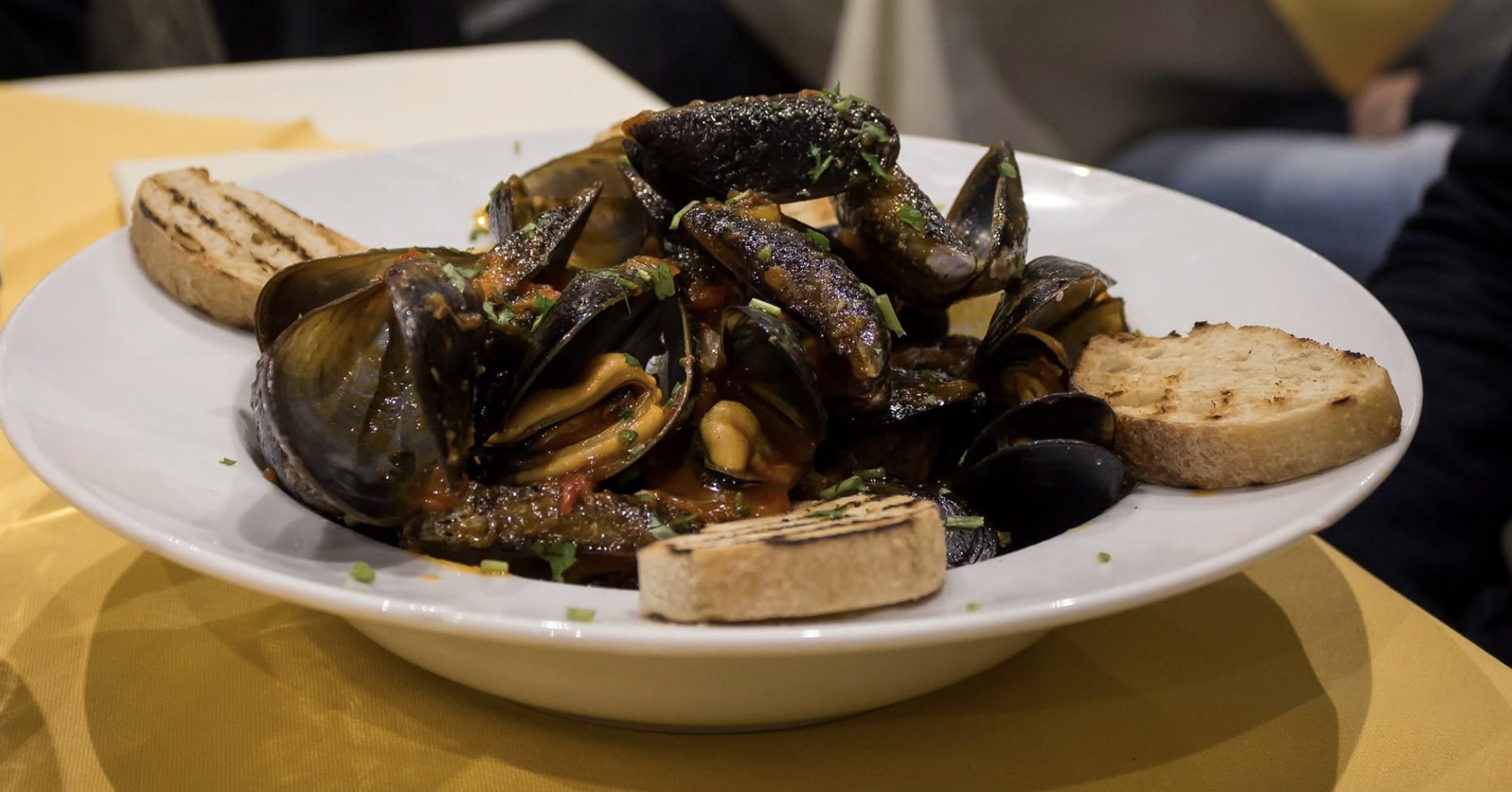 Un piatto del ristorante
